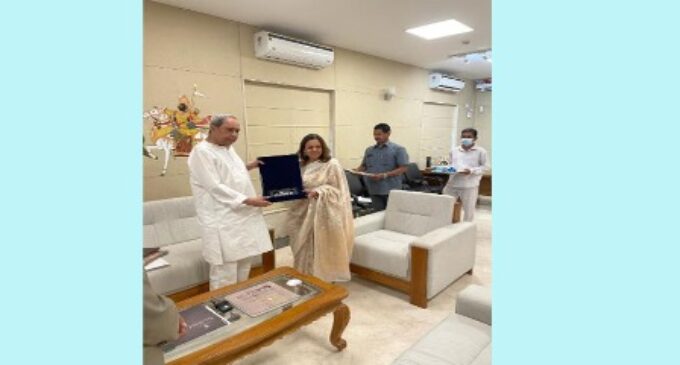 JSW Foundation chairperson Sangita Jindal holds discussion with Odisha CM on economic empowerment women