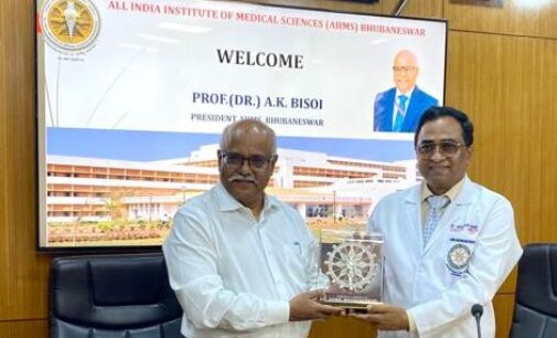 AIIMS Bhubaneswar President Dr. A K Bisoi’s maiden visit to the institute after assuming the post