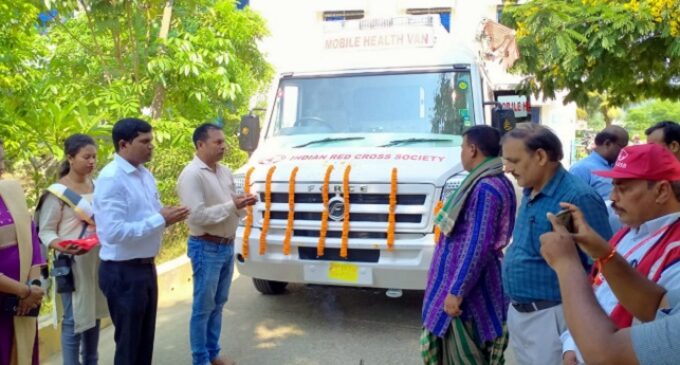 Ultra-Modern Mobile Health Van Flagged off in Malkangiri on World Red Cross Day