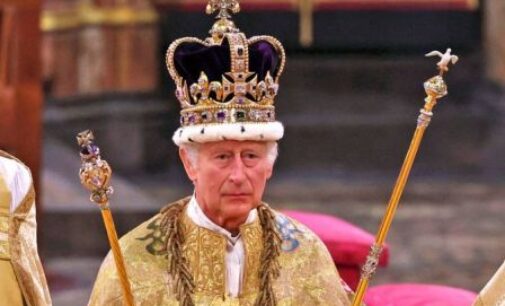 King Charles III crowned in ancient rite at uncertain moment