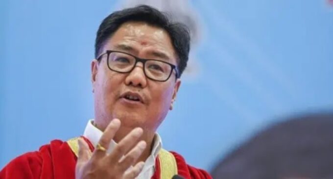 Kiren Rijiju takes charge of Earth Sciences Ministry