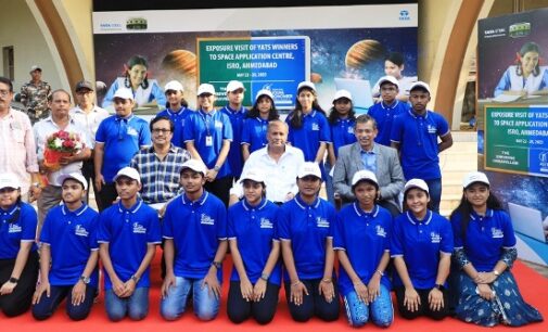 Science and Technology Minister of Odisha Flags Off the ISRO Tour for Tata Steel Young Astronomer Talent Search Winners