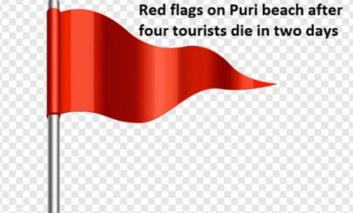 Puri beach under Red Flag after death of 4 tourists in 2 days