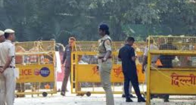 Heavy Security In Delhi Ahead Of New Parliament Building Inauguration