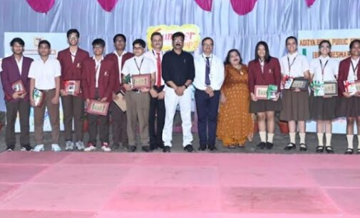 CBSE toppers felicitated at The Aditya Birla Public School