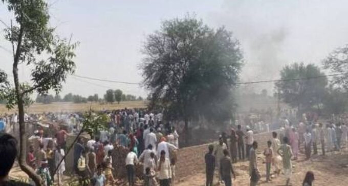 4 killed as MiG-21 fighter jet crashes in Rajasthan’s Hanumangarh, pilot safe