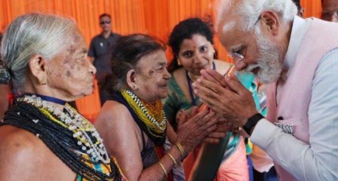 PM Modi’s heartwarming meeting with Padma recipients Tulsi Gowda and Sukri Bommagowda