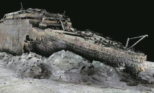 Titanic seen in unprecedented details and clarity in first full-size 3D scan