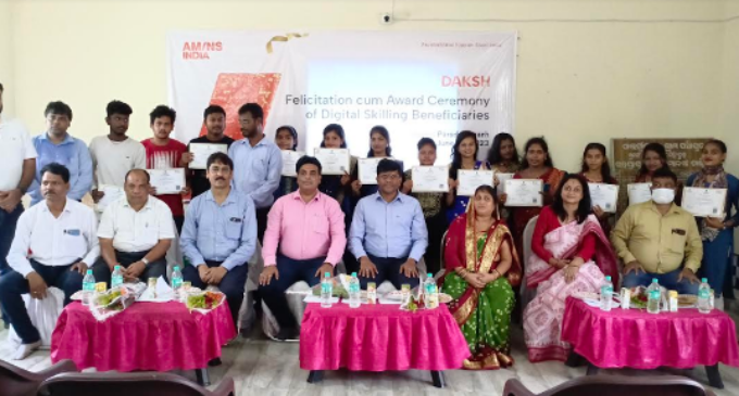 AM/NS India felicitates 143 upskilled youths successfully placed in reputed companies