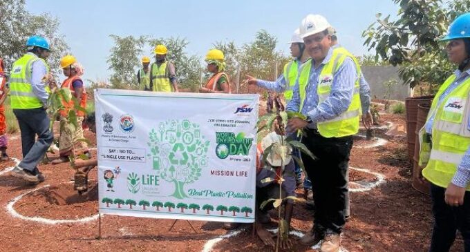 World Environment Day : JSW Steel, JUSL spread save environment message