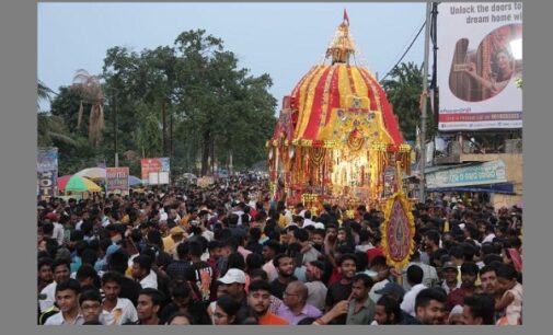 Thousands of devotees witness Emami Rath Yatra at Balasore