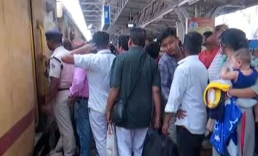 Fire breaks out on Secunderabad-Agartala Express train in Odisha’s Behrampur station, doused