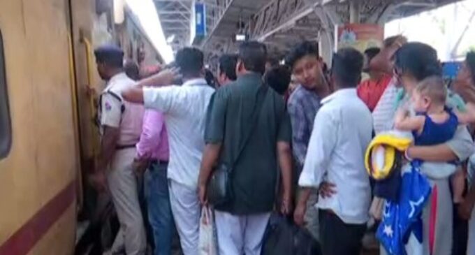 Fire breaks out on Secunderabad-Agartala Express train in Odisha’s Behrampur station, doused