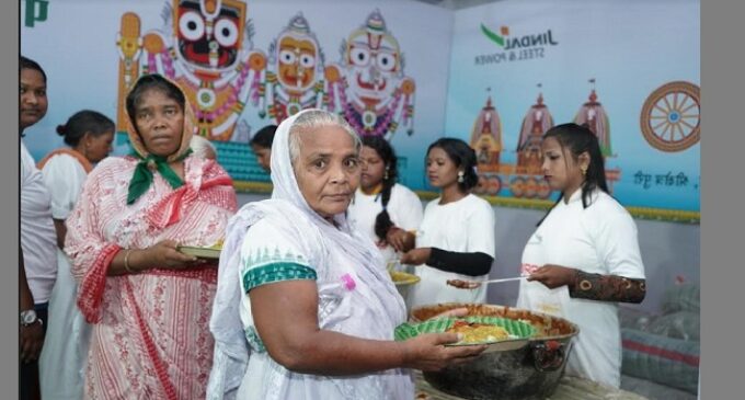 JSP Foundation continues serve devotees with free meal during the Rath Yatra at Puri