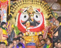 Sunabesha ritual performed in Puri, Lord Jagannath dazzles with mounds of gold ornaments