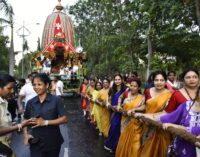 Rath Yatra 2023 in  Devboomi ,Jindal Nagar, Angul witness large Community participation.