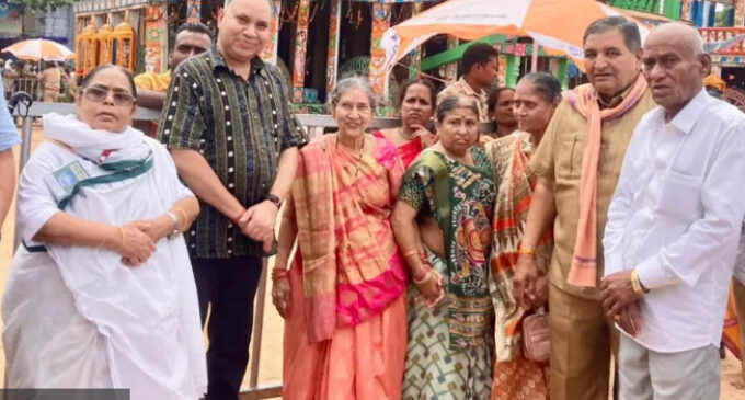 PM Narendra Modi’s wife Jashodaben visits Puri for darshan of Lord Jagannath