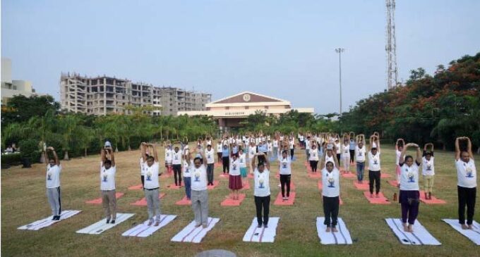 AIIMS Bhubaneswar celebrates 9th International Day of Yoga