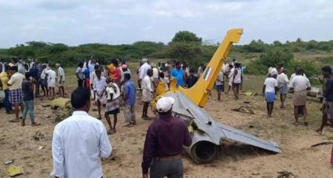 Indian Air Force’s Surya Kiran trainer aircraft crashes near Chamrajnagar in Karnataka, pilots safe