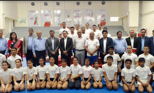 ArcelorMittal Nippon Steel India CEO Dilip Oommen lauds Odisha AM/NS India Gymnastics High Performance Centre