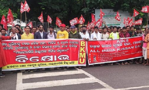 All India Kissan Sobha Holds  Rally in Malkangiri, Presents Demands to Chief Minister