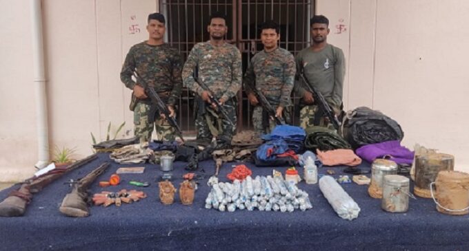 Operation Khoj yields major breakthrough: Massive Maoist dump discovered in Malkangiri district