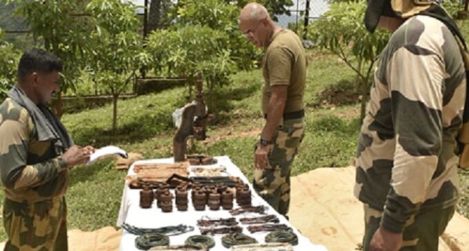 BSF Seizes Large Quantity of Explosives and Maoist Material in Malkangiri