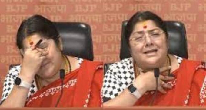 BJP’s Locket Chatterjee in tears, says ‘Manipur situation also in West Bengal’