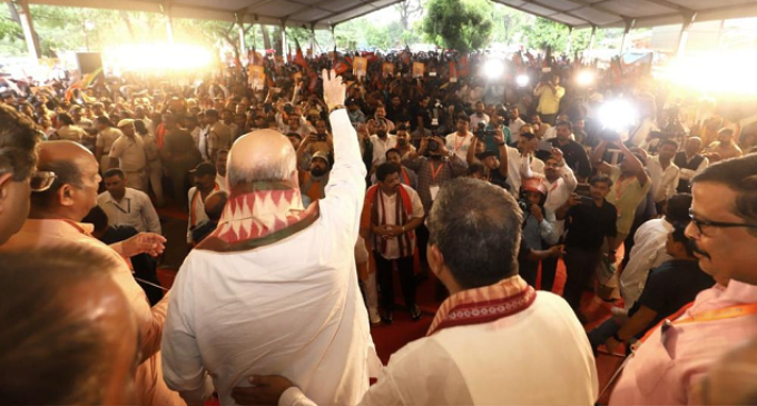 Shah exhorts BJP state leaders to prepare for 2024 elections, bring party to power in Odisha