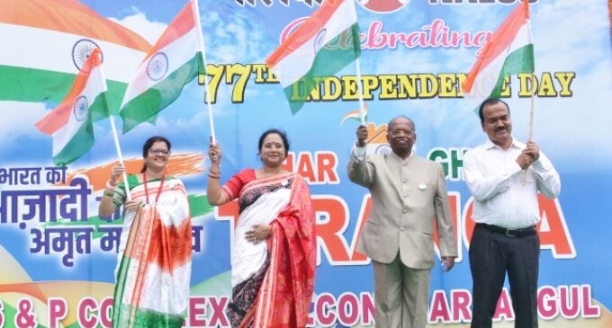 Independence Day celebrated at NALCO with Patriotic Fervor