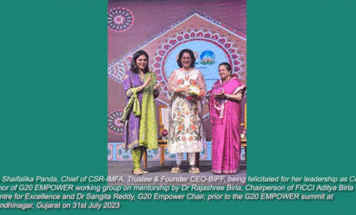 Glory for Odisha: Shaifalika Panda felicitated as Convenor of G20 EMPOWER working group on mentorship