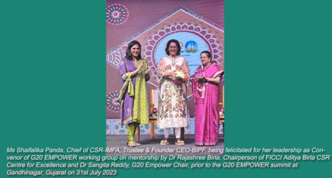 Glory for Odisha: Shaifalika Panda felicitated as Convenor of G20 EMPOWER working group on mentorship