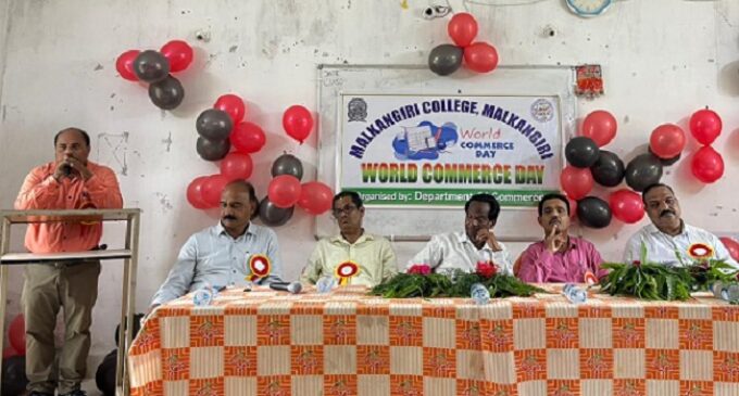 Successful Celebration of World Commerce Day at Malkangiri College