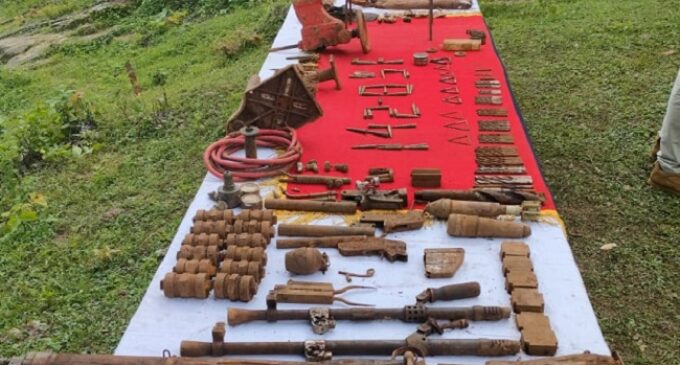 Large Cache of Maoist Material Seized by BSF in Malkangiri District
