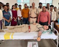 Blood Donation Camp at Malkangiri Model Degree College Sees Strong Participation: Malkangiri SP Leads by Example