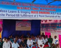 Malkangiri Panchayat Executive Officers Unite for Mass Dharana, Demand Swift Action on Long-Pending Issues