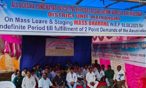 Malkangiri Panchayat Executive Officers Unite for Mass Dharana, Demand Swift Action on Long-Pending Issues