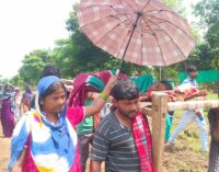 Patient Carried Half Kilometer in Wooden Cot Due to Poor Road