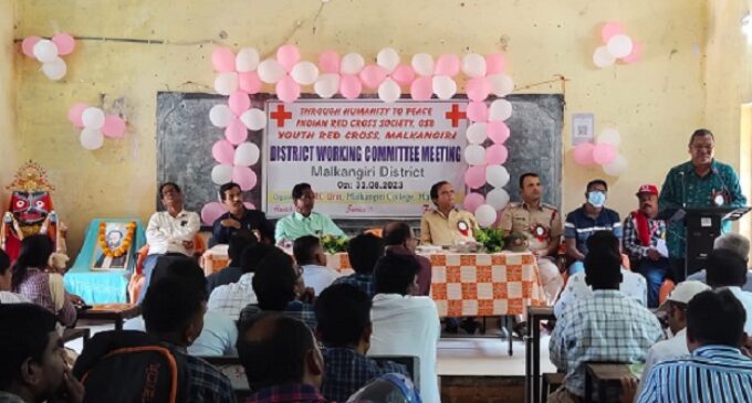 District Youth Red Cross Committee Meeting in Malkangiri Focuses on Community Engagement
