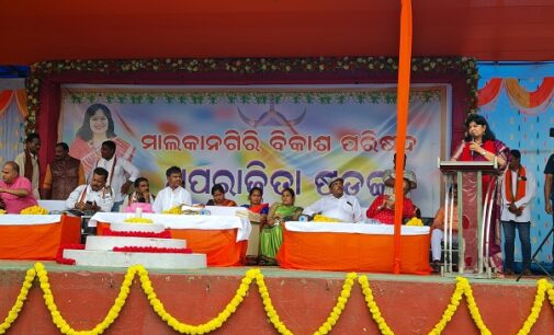 MP Aparachita Sadangi Criticizes 23-Year BJD Govt. During Malkangiri Visit