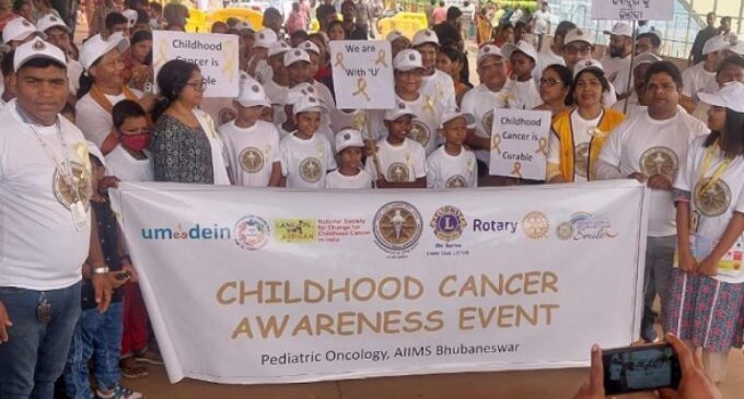 250-300 new Pediatric Cancer Patients coming to AIIMS Bhubaneswar every year