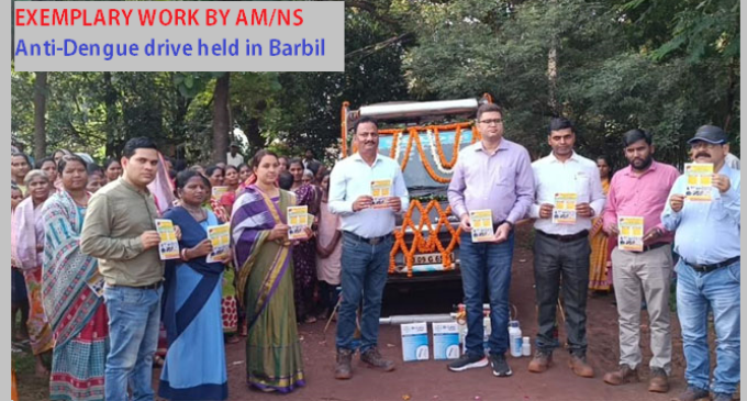 AM/NS India organises anti-dengue drive in Barbil