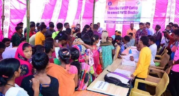 Enrollment Drive Targets PVTG Electors with Special Camps in Mudulipada and Andhrahal
