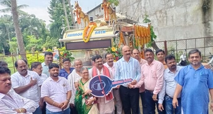 Rotarian Kishore Chowdhury Donates Hearse Van (Swarga Ratha) in Memory of Father