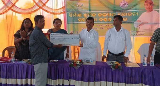 Construction Workers Welfare Scheme Aid Distribution Camp Empowers Labourers in Kalimela Block