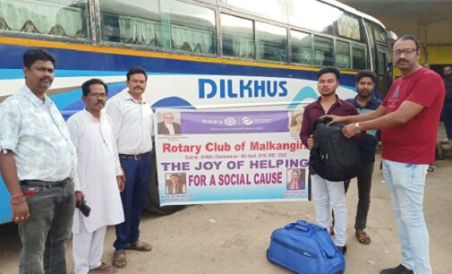 Rotary Club Malkangiri Extends Helping Hand to Student for Higher Education