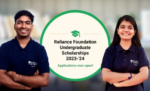 Open for applications: 5,000 Reliance Foundation Scholarships for first year undergraduate students