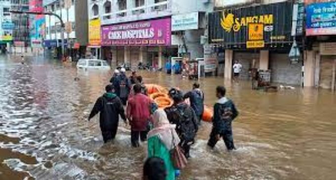 Several areas waterlogged after heavy rainfall in Nagpur, 180 rescued