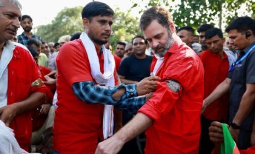 In pics: Rahul Gandhi’s day with porters at Delhi railway station