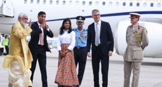 ‘Jai Siya Ram’: How Union Minister welcomed Rishi Sunak at airport for G20